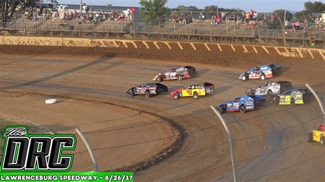 Lawrenceburg Speedway | 8/26/17 | Budweiser UMP Modifieds | Heats - YouTube