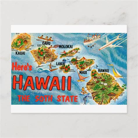 Greetings From Hawaii Postcard | Zazzle.com