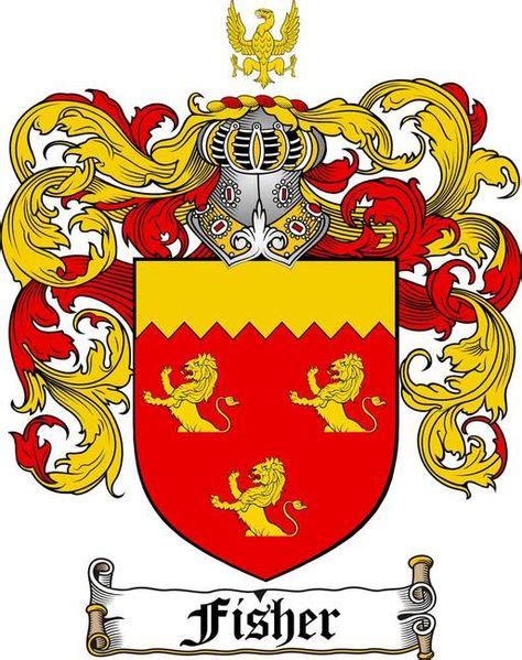 7 Fisher Coat of Arms/ Fisher Family Crest ideas | family crest, coat ...