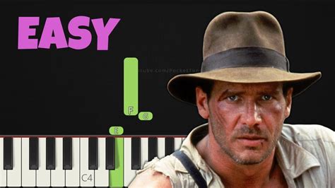 Indiana Jones Theme Song│EASY Piano Tutorial│RIGHT HAND 🤚 - YouTube