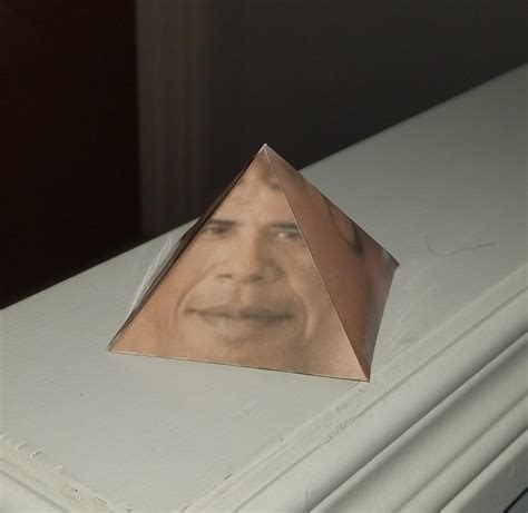 I made an Obama Prism : r/mildlyinteresting