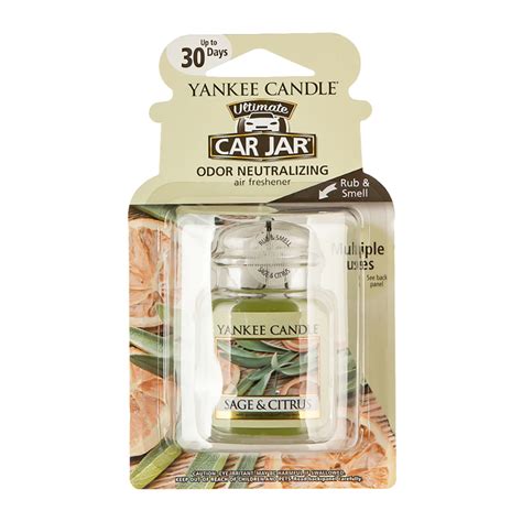 Yankee Candle Sage and Citrus Car Jar Ultimate Air Fresheners