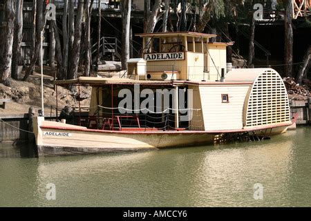 Australia, Victoria, VIC, Echuca, Historic Port of Echuca, Murray River ...