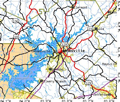 Gainesville, Georgia (GA) profile: population, maps, real estate ...