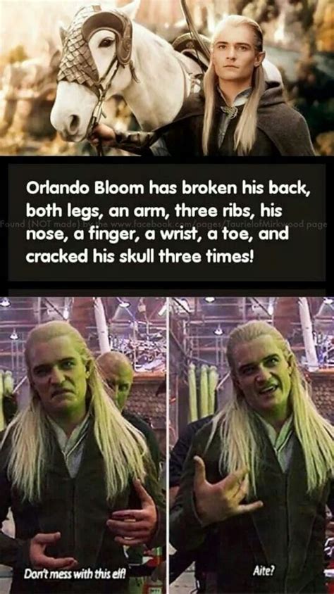 Orlando is tough. Orlando Bloom, Lord of the Rings. | Lord of the rings ...