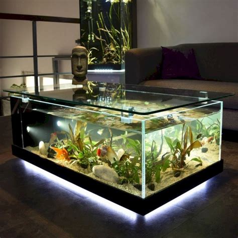 Epic Amazing 10 Living Room Design With Coffee Table Fish Tank Ideas ...