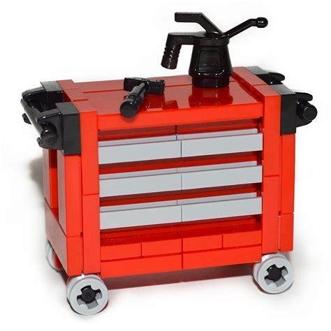 Amazon.com: LEGO: Custom Garage Set Collection - with Workbench, Tool ...