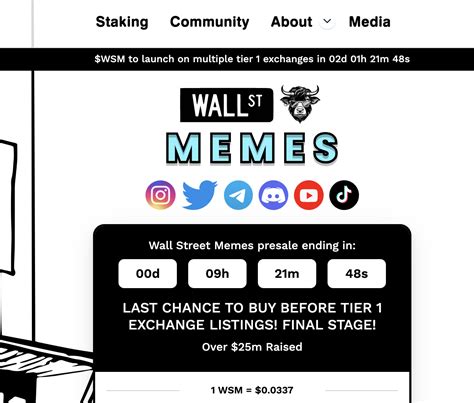 Biggest Meme Coin ICO Raise in History, Wall Street Memes Presale Ends ...