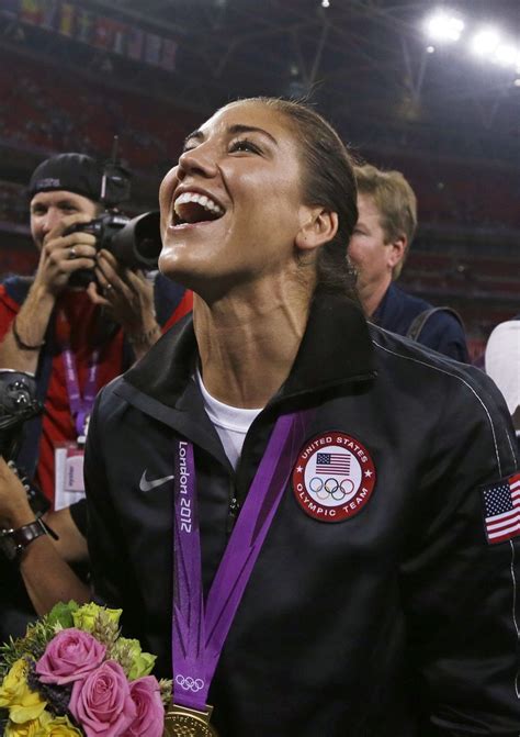 #Hope #Solo celebrates the #USWNT's Gold Medal match victory at the ...