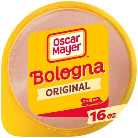 Oscar Mayer Bologna Made with chicken, pork and beef, added Sliced ...