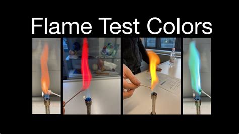 Flame Test Colors - YouTube