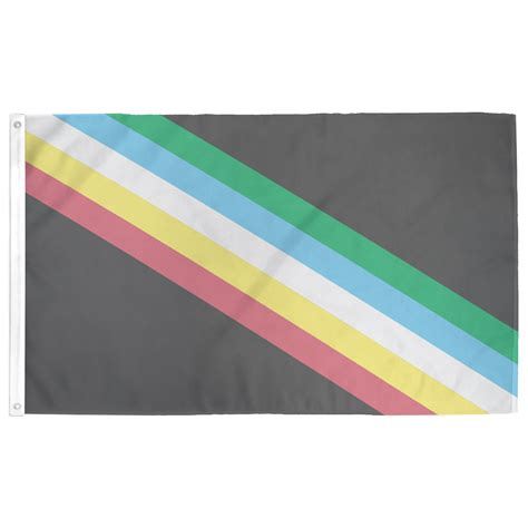 Disability Pride Flag (Updated 2021 Design) | 10% Donated | Flags For Good