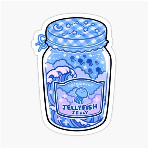 "jellyfish jelly" Sticker for Sale by freshbobatae | Redbubble