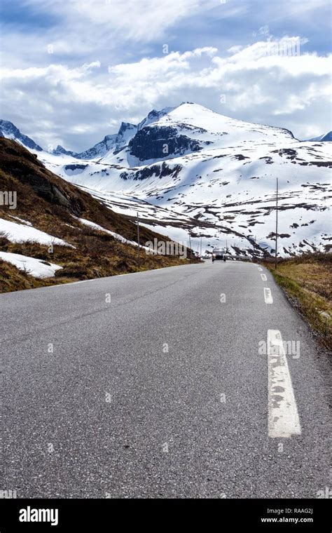 road at the norwegian mountains, Norway Stock Photo - Alamy