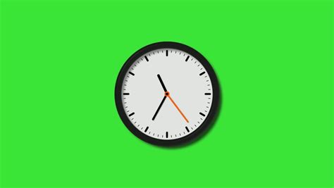 clock animated icon on green screen Stock Footage Video (100% Royalty ...