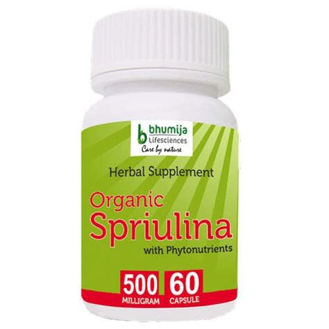 Organic Spirulina Capsules BHUMIJA LIFESCIENCES