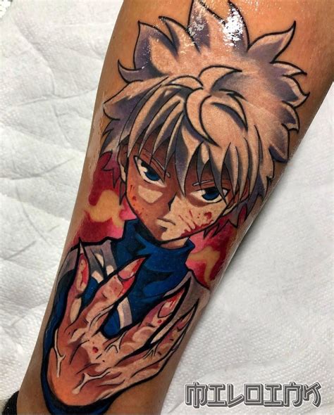 Tattoo Killua Zoldyck | Hunter tattoo, Anime tattoos, Animal tattoo