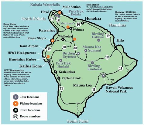 Printable Map Of Big Island Hawaii - Printable Word Searches