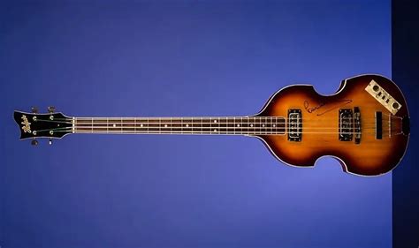 A 1965 Hofner Bass Signed by Sir Paul McCartney is Listed on Reverb.com ...