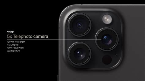 iPhone 15 Pro Max gets 5x telephoto lens | TechCrunch