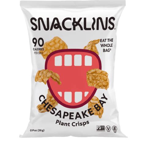 SNACKLINS Plant Based Crisps Vegan Healthy Snacks - Gluten Free, Grain ...