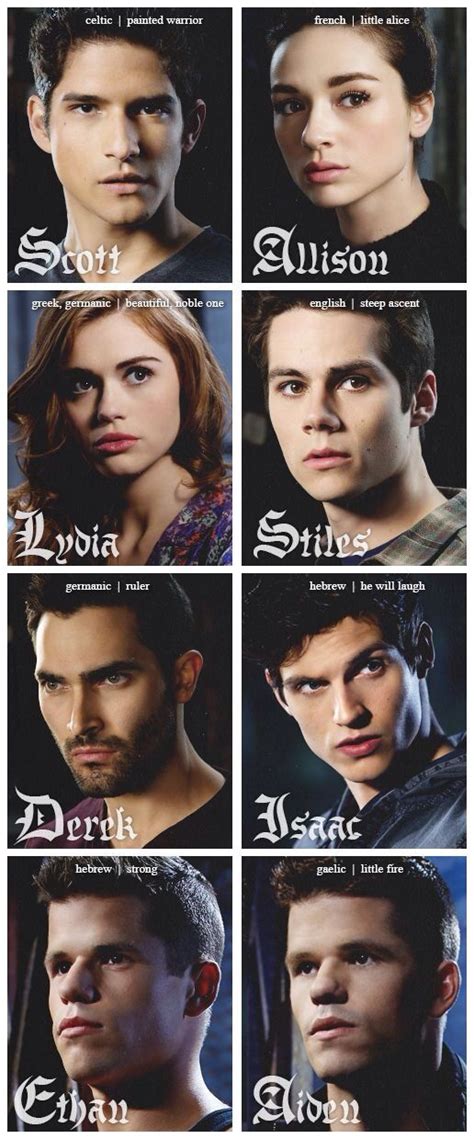 Teen Wolf characters #TeenWolf #Wolf #Teen #Dylan #Stiles #TylerPosey # ...