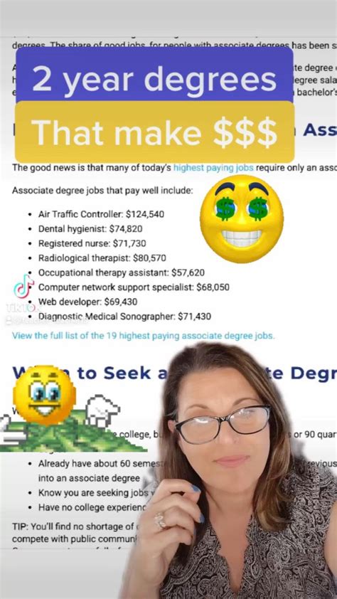 2year degrees that make $$$ | Degree jobs, Career advice, College planner