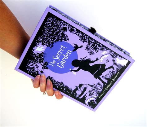 Book Clutch Purse The Secret Garden by chicklitdesigns on Etsy