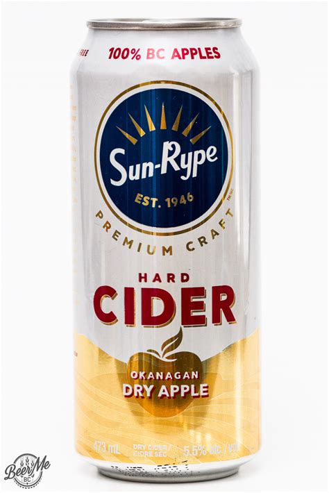 Sun Rype – Okanagan Dry Apple Hard Cider | Beer Me British Columbia