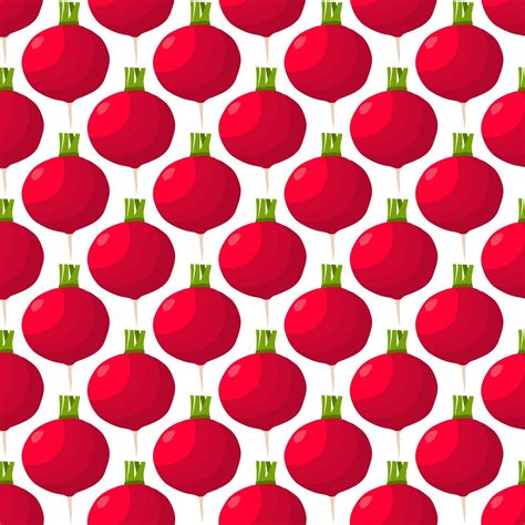 Illustration on theme of bright pattern red radish 2985188 Vector Art ...