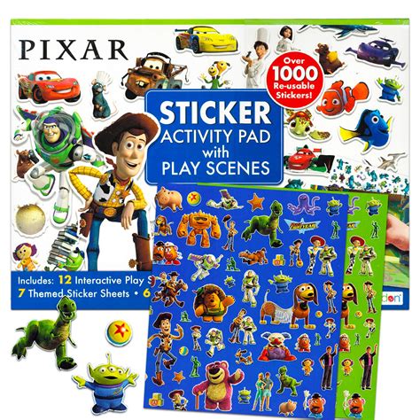 Buy Disney Pixar Ultimate Sticker Activity Pad Over 1000 Pixar Stickers ...