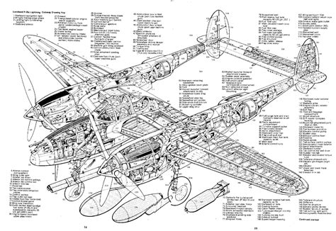 P-38 Lightning - Cutaway http://www.flightglobal.com/airspace/media ...