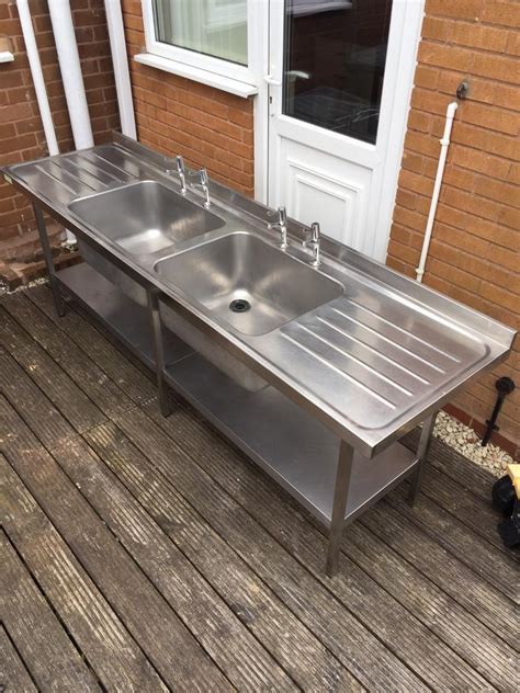 STAINLESS STEEL SINK, STAINLESS STEEL DOUBLE BOWL & DOUBLE DRAINER ...