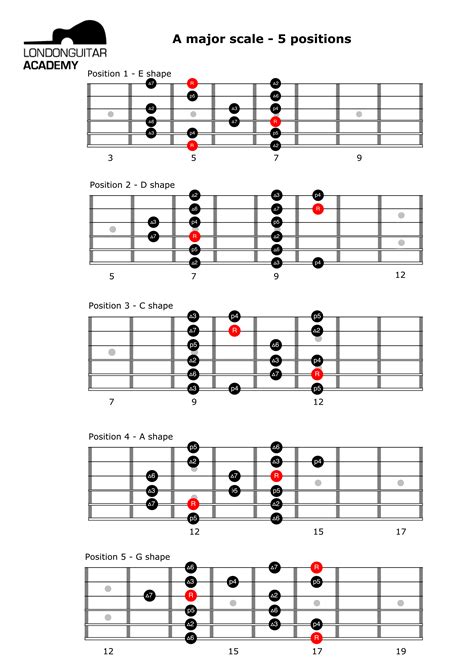 guitar scale positions chart Chords bass chord