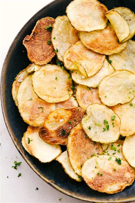 Crispy Air Fryer Potato Chips {Only 3 Ingredients} | The Recipe Critic