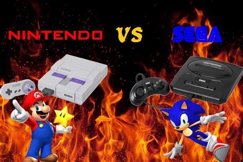 The Console Wars- Nintendo VS Sega by Big-Z-2015 on DeviantArt