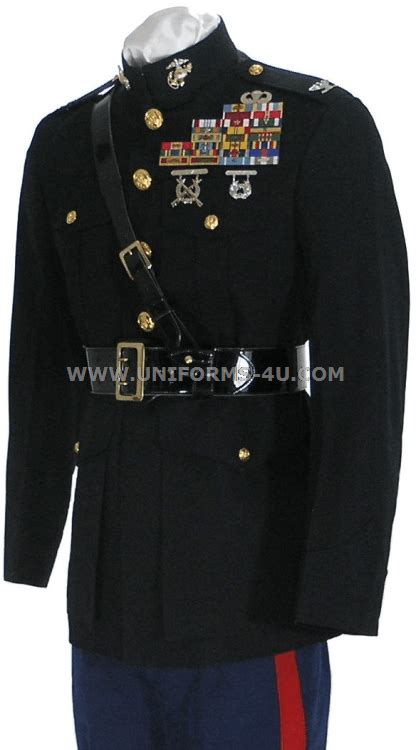 USMC MALE OFFICER BLUE DRESS / BLUE-WHITE DRESS UNIFORM ("A" AND "B")