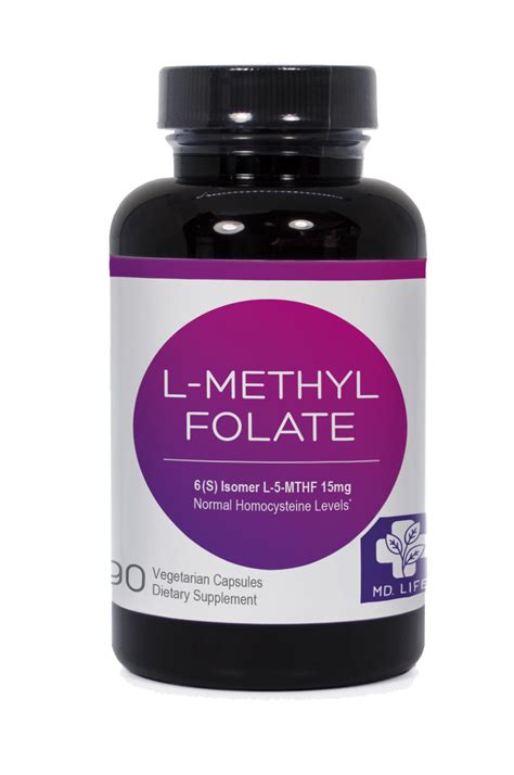 MD.Life 5-MTHF L-Methylfolate Active Folate 90 Capsules - Walmart.com ...