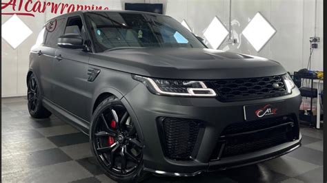 Matte Black Range Rover Sport