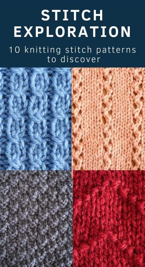 10 Days of Free Knitting Stitch Patterns | Knitting with Chopsticks ...