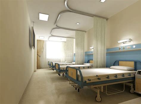 Hospital ward interior design 3d hospital corridor, hospital room HD ...