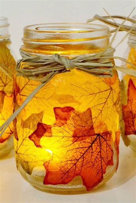 20 Nifty DIY Mason Jar Crafts for Along Fall Season ~ GODIYGO.COM