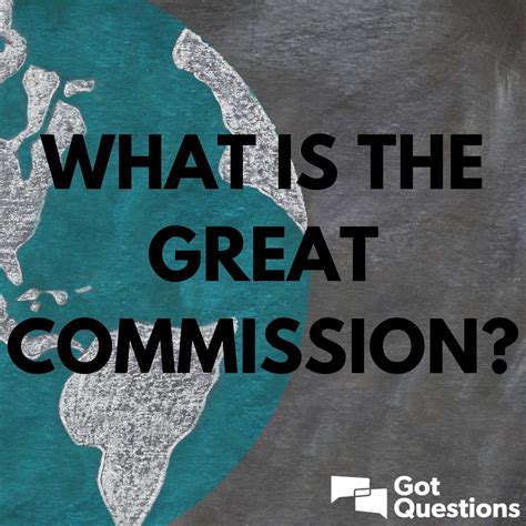 What is the Great Commission? | GotQuestions.org