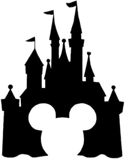 Disney Castle Disney Logo Disney Silhouettes Disney Castle Logo ...