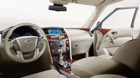 Nissan Armada, SUV, Crossover, interior HD Wallpaper