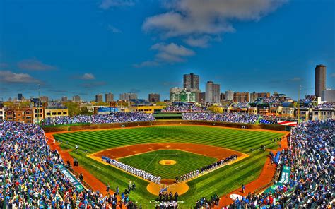 Wrigley Field: A Stunning 4K Ultra HD Wallpaper of Chicago Baseball