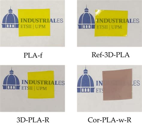 Visual appearance of the different films samples. | Download Scientific ...