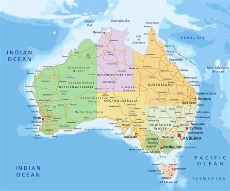 Map Australia