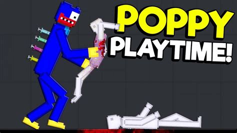 Injecting POPPY PLAYTIME Ragdolls with Upgraded Syringes in People ...