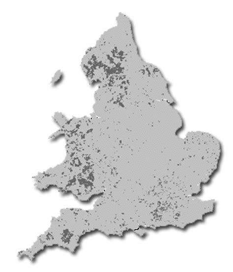 Map of common land in England and Wales